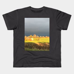 German landscape before storm Kids T-Shirt